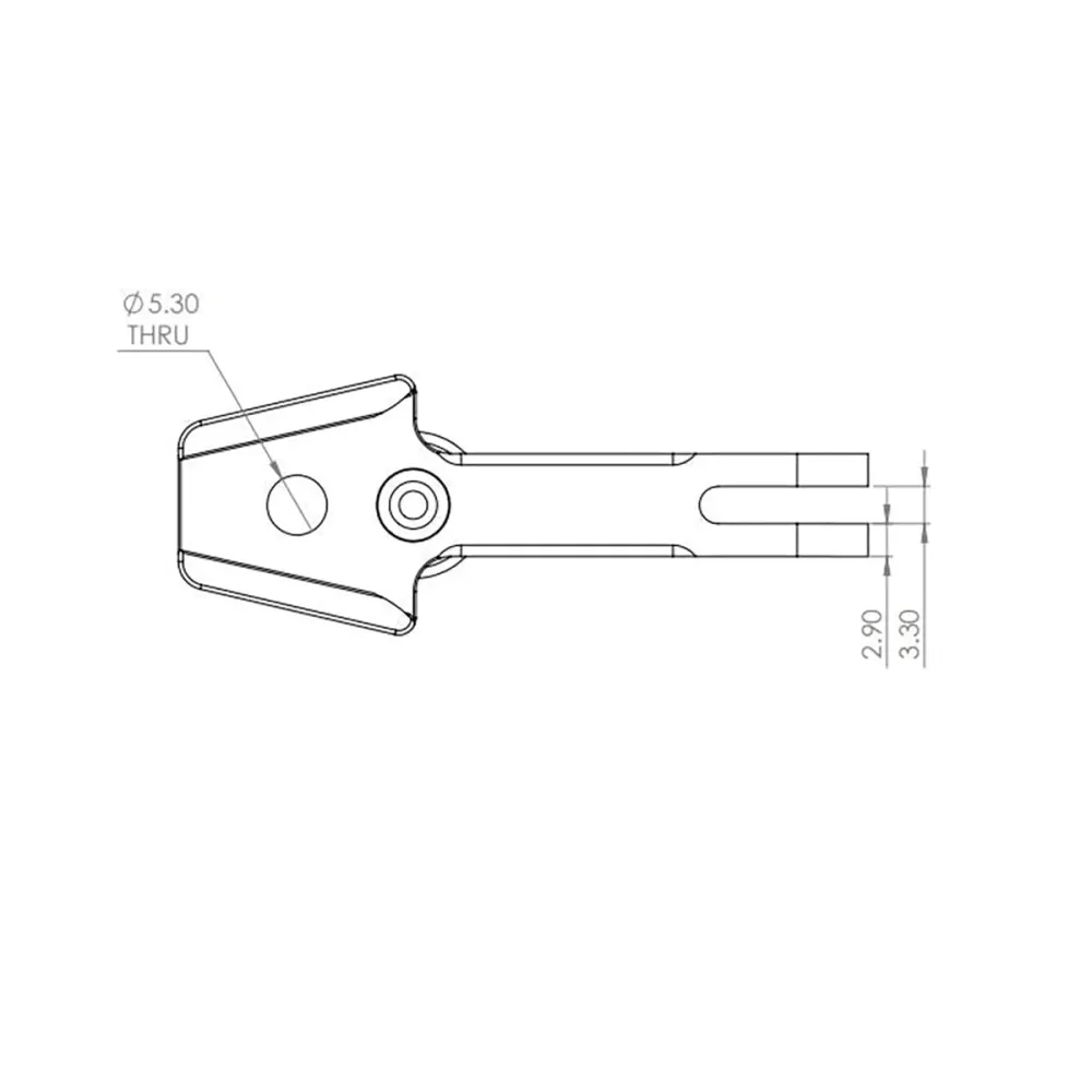 Exposure Lights 3 PRONG Type GoPro Front Light Bracket