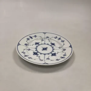 Royal Copenhagen Musselmalet Riflet Desserttallerken No. 180