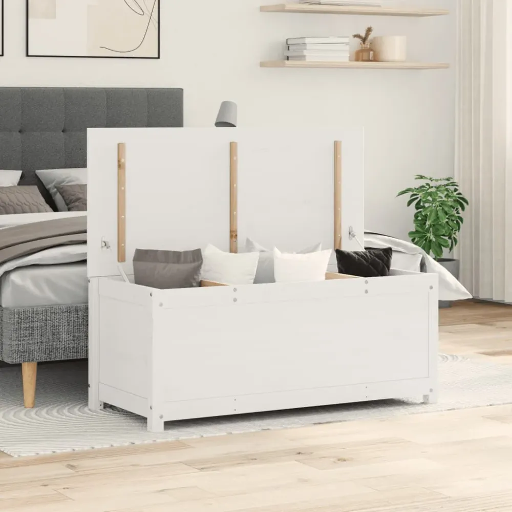 Opbevaringskasse 110X50X45,5 Cm Massivt Fyrretræ 110