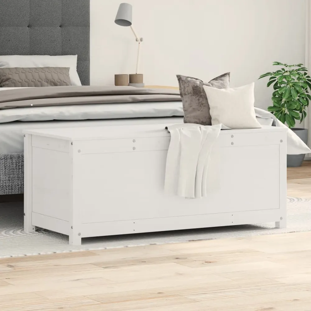 Opbevaringskasse 110X50X45,5 Cm Massivt Fyrretræ 110