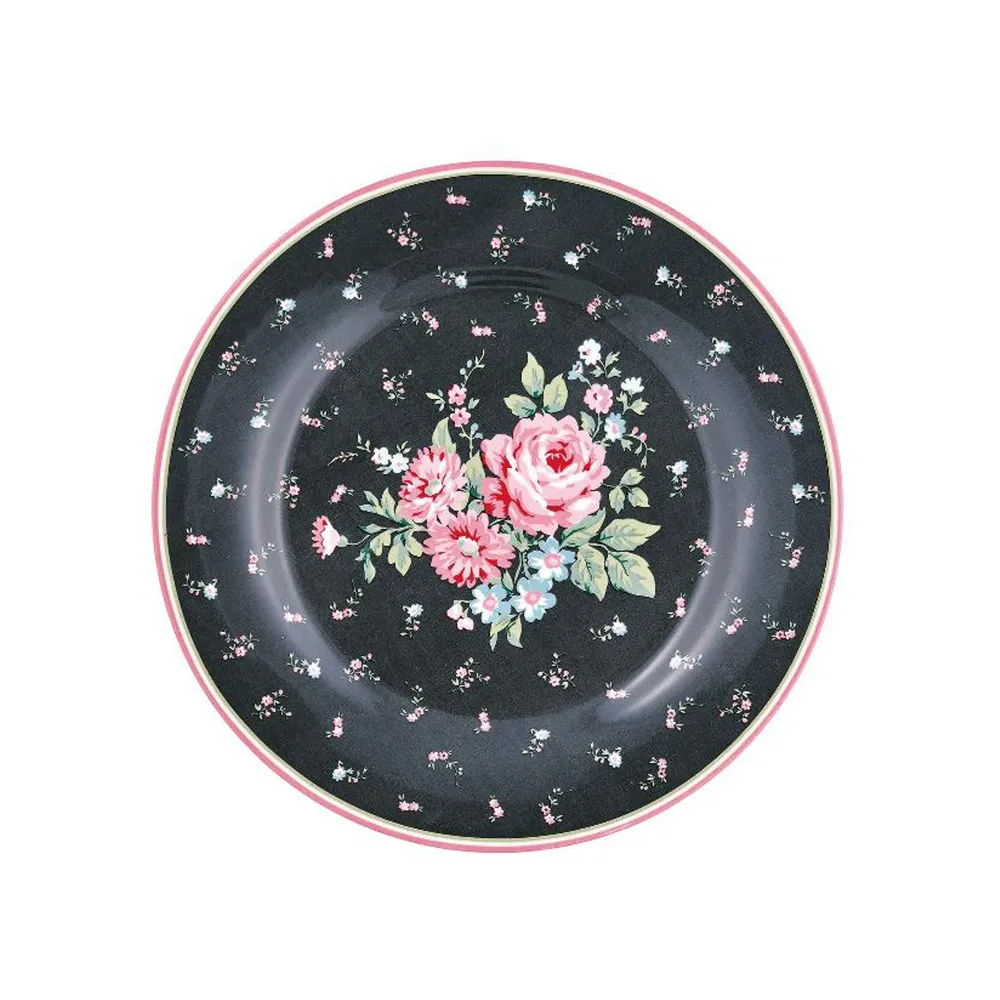 Marley plate · Deep grey