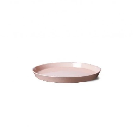Plain plate, M - blush