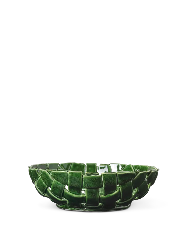 Plait Bowl - Ø30 - Emerald Sage