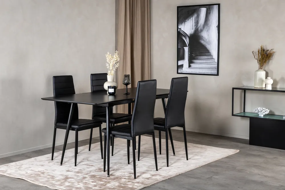 Silar Rektangulært Spisebord 120 x 80 Charcoal
