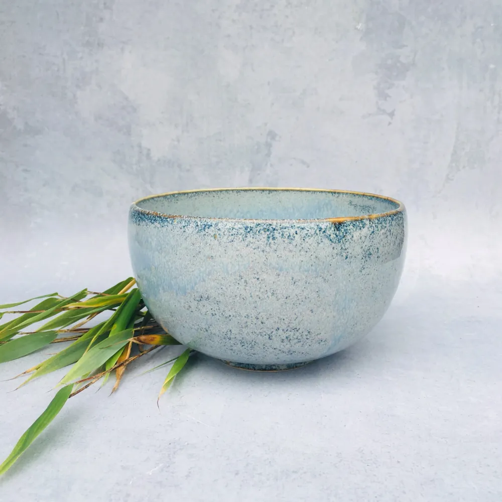 Stålgrå bowl mellem - U-formet