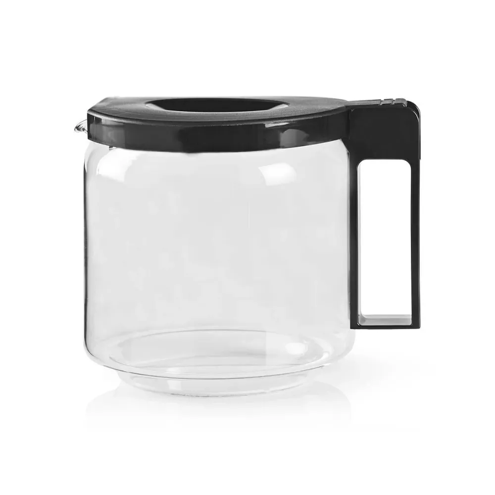 Nedis - Glas Kaffe Kande | Kompatibel med: Moccamaster CD / GCS / KBG / First-class 10SN | 1.25 l | Sort - KACM003CP