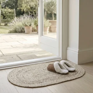 Dørmåtte Jute Oval