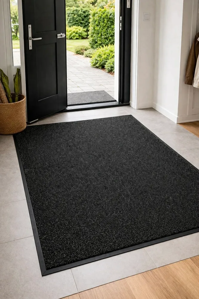 Smudsmåtte 120×180cm - Sort