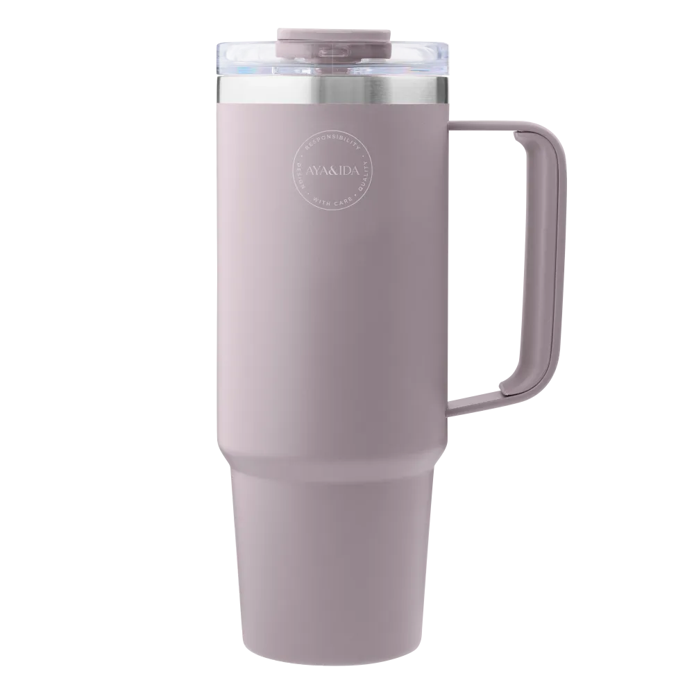 Zester Grater AYA&IDA - Thermo Cup Straw - Lavender - 885ML