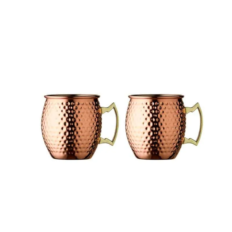 Moscow mule krus - Sæt 2stk