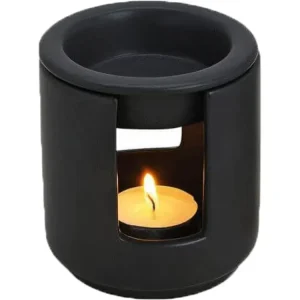 Stilfuld Aroma Duftlampe Sort - Urtegaarden