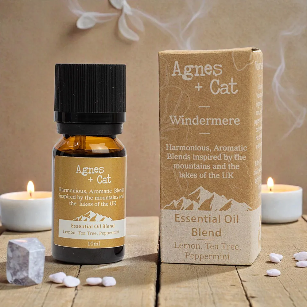 Agnes + Cat Æterisk Olieblanding – Windermere – Citron, Tea Tree & Pebermynte