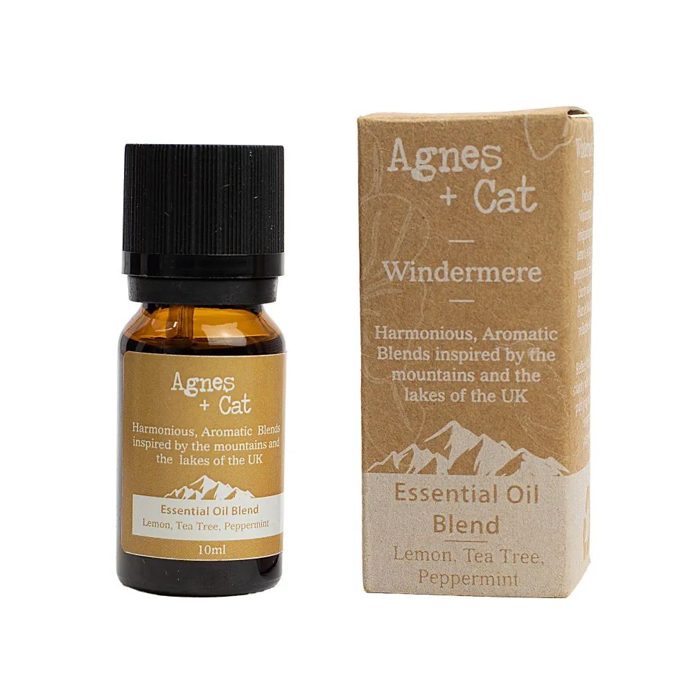 Agnes + Cat Æterisk Olieblanding – Windermere – Citron, Tea Tree & Pebermynte