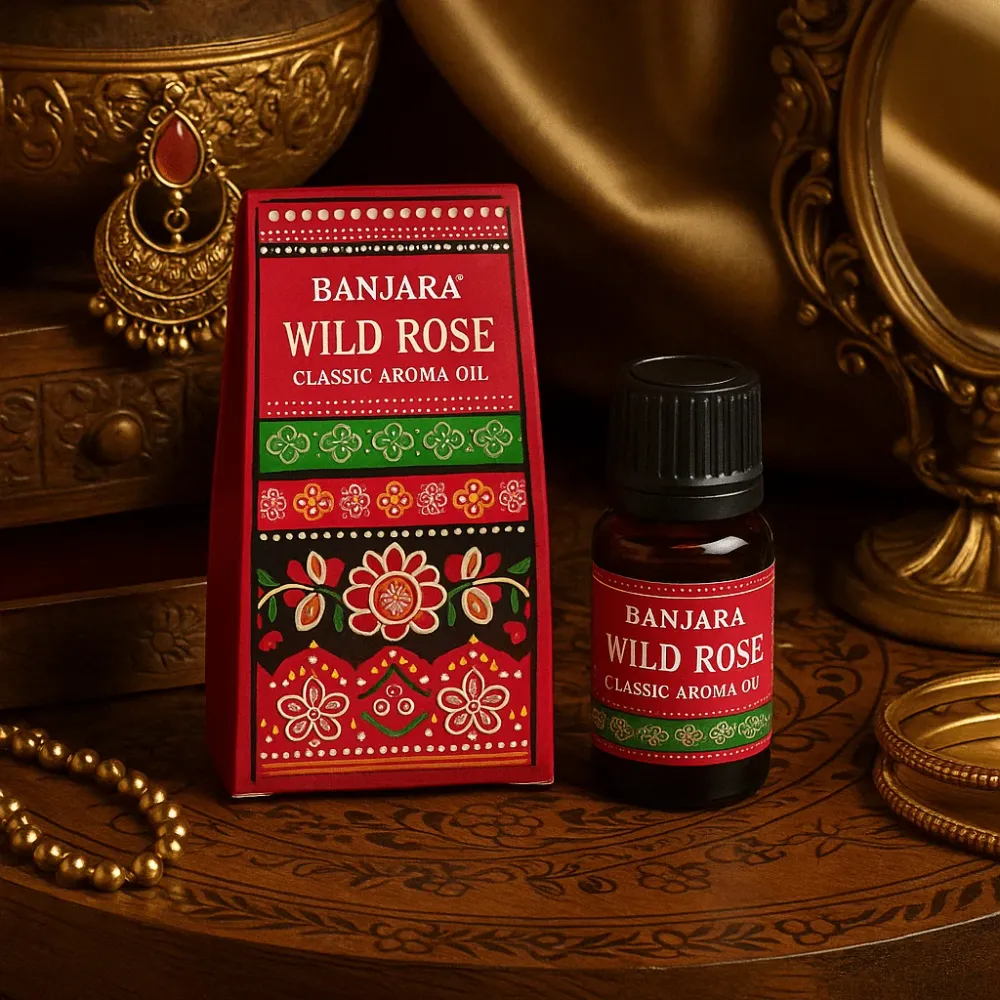 Aromaolie Vild Rose 10ml, Banjara