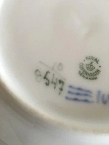 Royal Copenhagen Blå Blomst Kantet Dyb Tallerken No. 8547