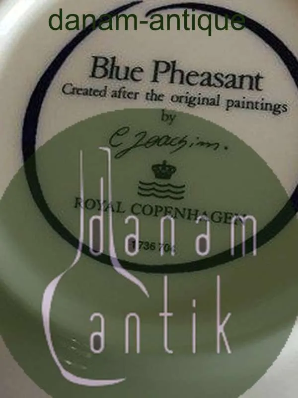 Royal Copenhagen Blå Fasan Dyb Tallerken No 704