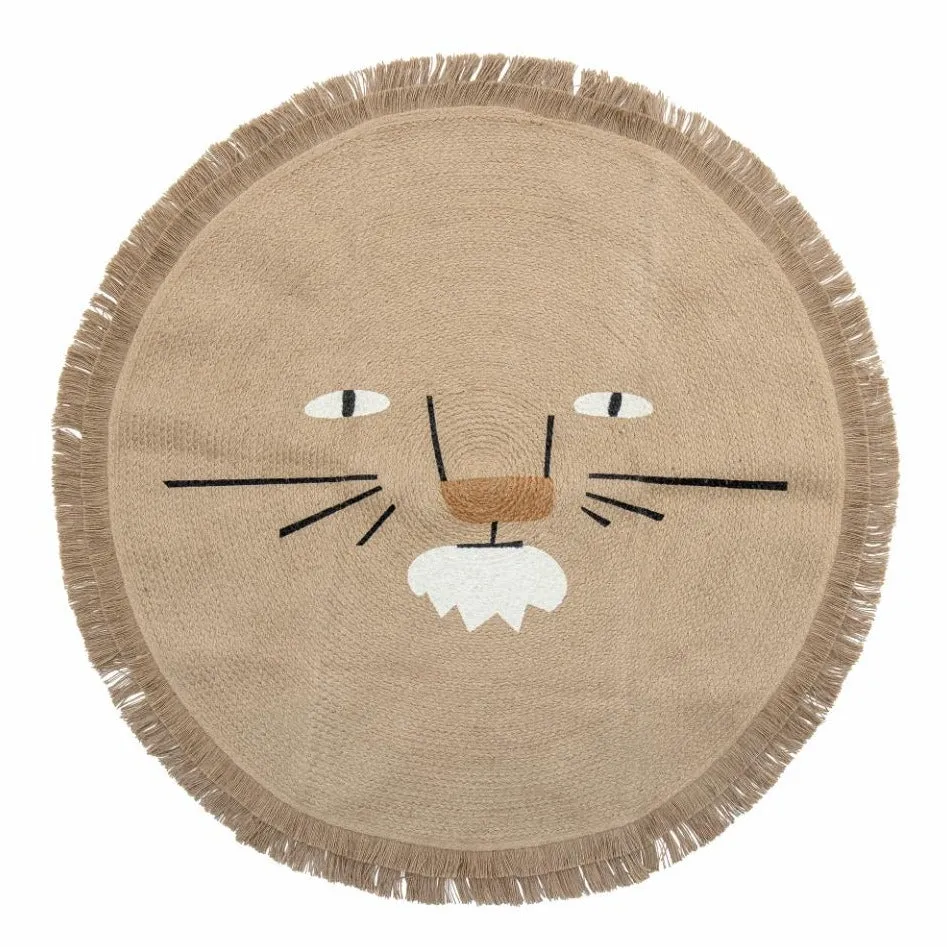Bloomingville børnetæppe Harrison Rug brun