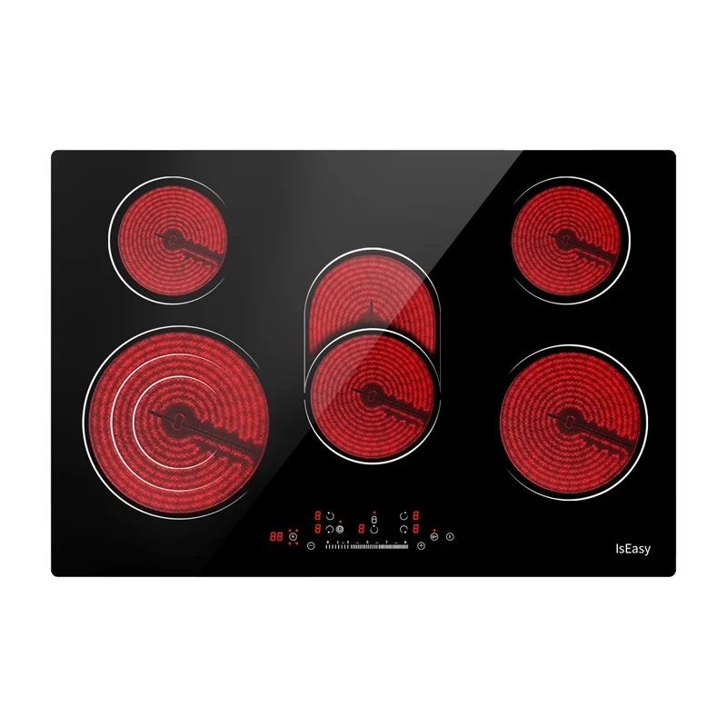 IsEasy LT5-02 keramisk/elektrisk kogeplade | BPA-Free & Dishwasher Safe