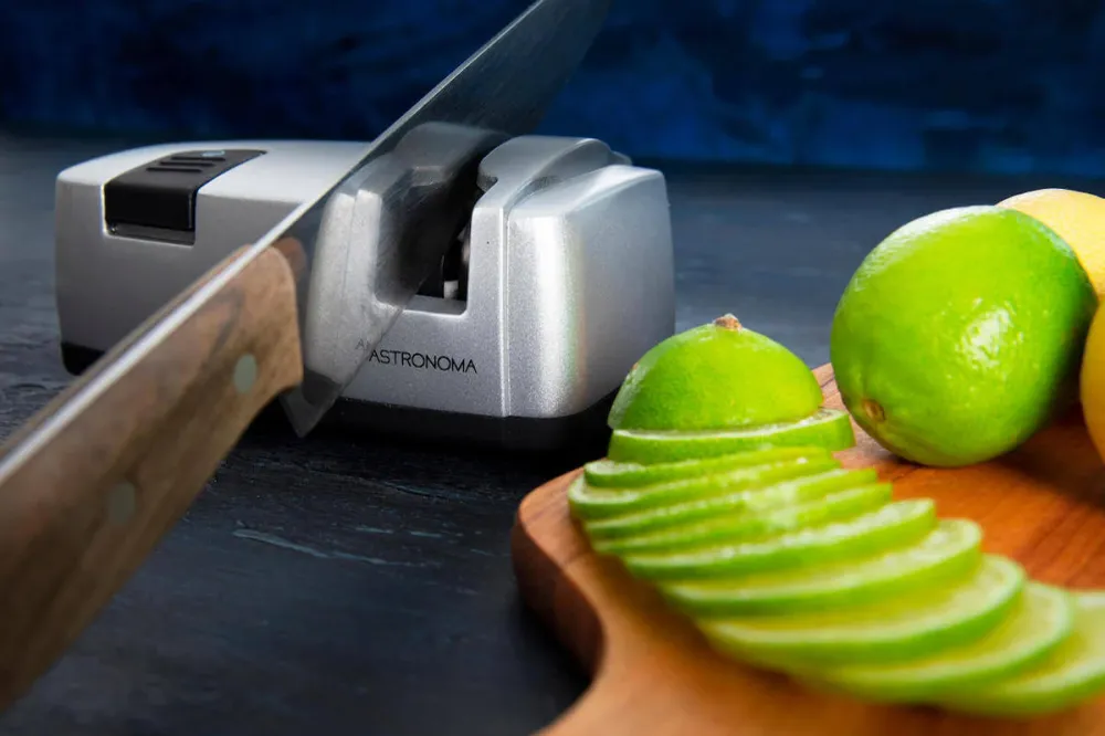 Gastronoma Elektrisk Knivsliber 40W, sølv
