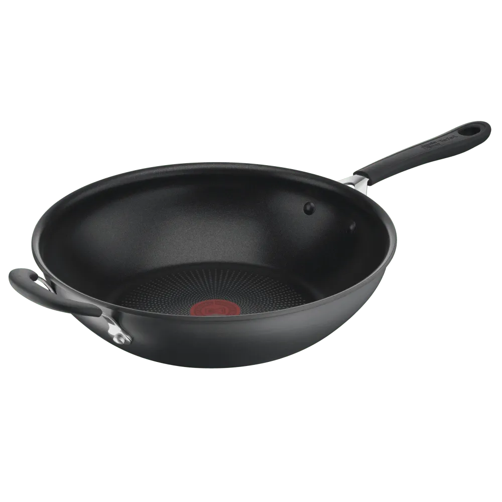 Energieffektiv Tefal - Jamie Oliver Wok 30 Cm. Hard Anodized - Quick & Easy