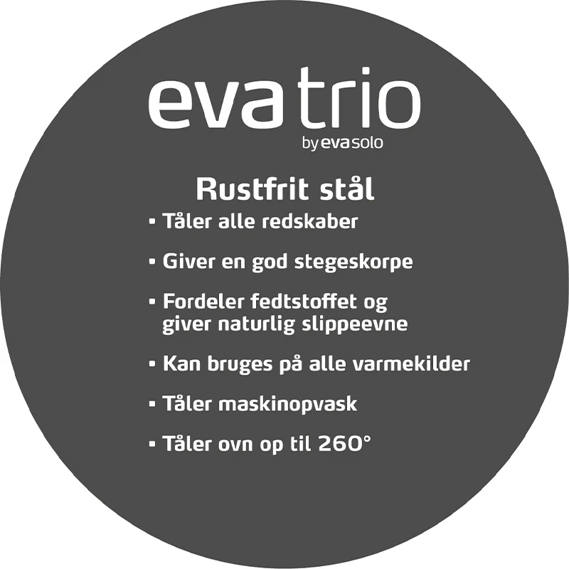 Eva Trio - Wok Rustfrit hardened - 32 cm
