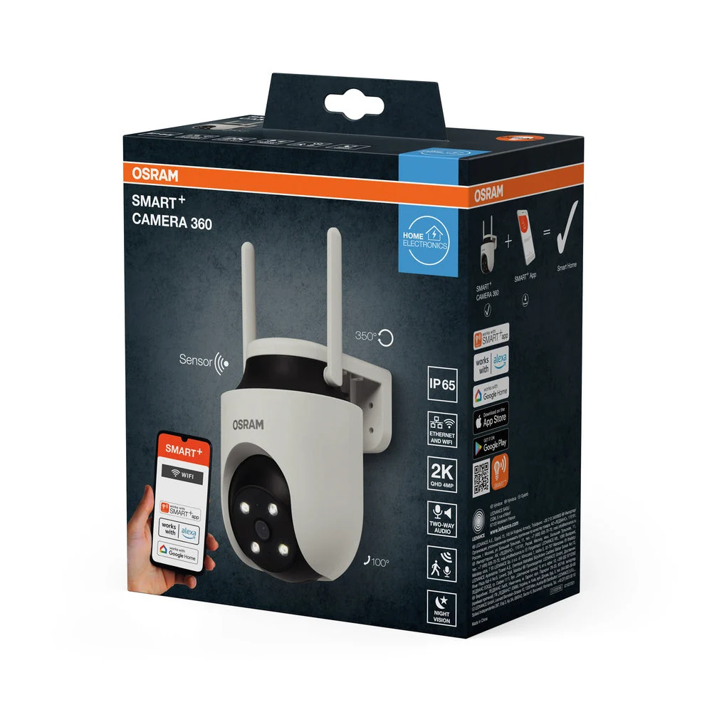 OSRAM SMART+ Outdoor 360° kamera WiFi