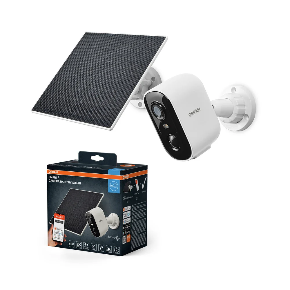 OSRAM SMART+ Outdoor Battery kamera inkl. solcelle WiFi