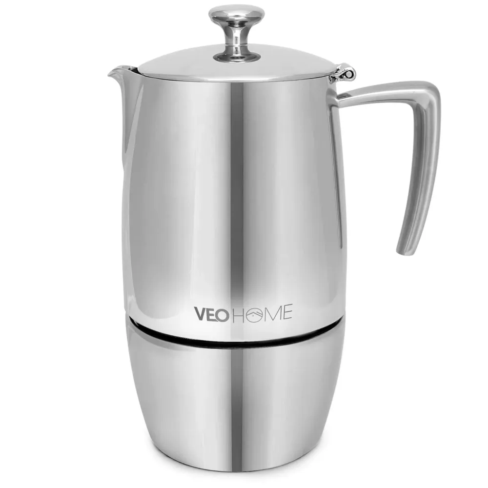 Premium Stainless Steel VeoHome - Espressobrygger 500 ml.