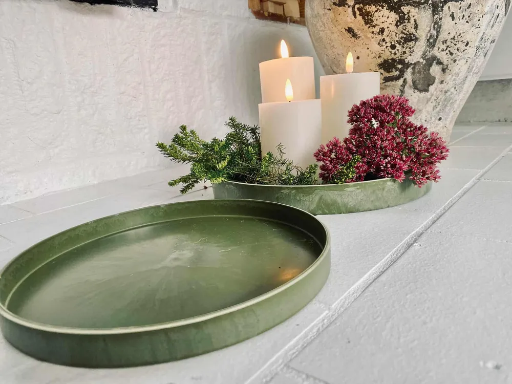 Bakke beton look – Stor grøn