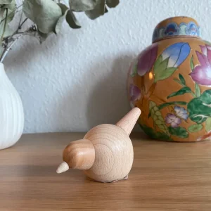 Fugl - H5 cm bøg natur