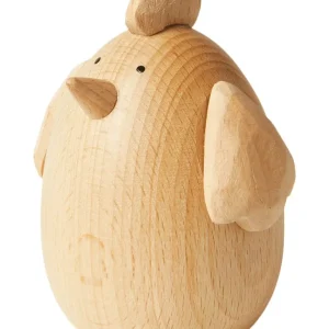 Høne H8,8 cm bøg natur