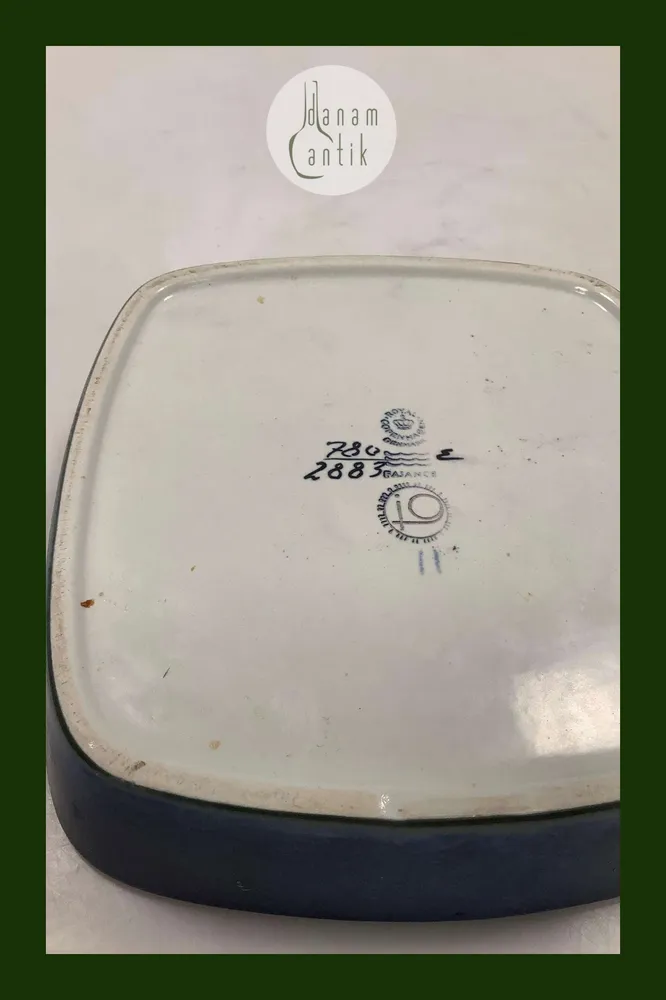Royal Copenhagen Fajance Skål med blå dekoration No 780/2883