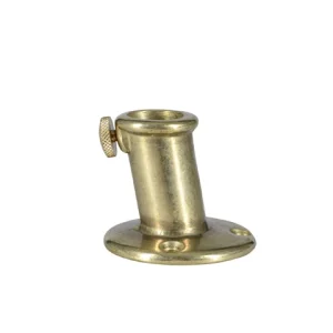 Foresti & Suardi, Poleret Messing Flagstangsholder, 1 stk – Størrelse: 20mm