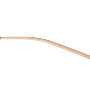 Talamex, Buet Flagstang i Asketræ med Mahogni Træknop, 589081 – Størrelse: 80cm