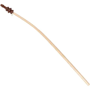 Talamex, Flagstang luksus, 150 cm, Lakeret Asketræ med kirsebærtræ knob