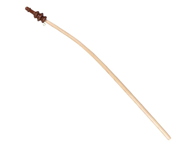 Talamex, Flagstang lux bøjning, 125 cm, Lakeret Asketræ, 25 mm
