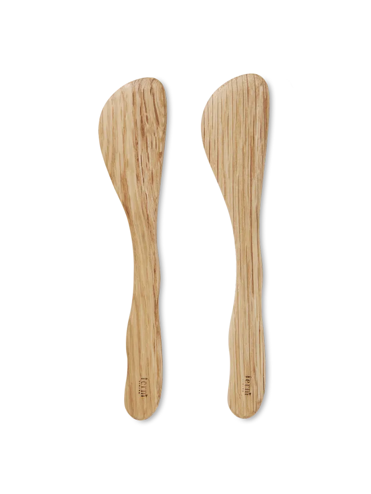 Cairn Butter Knives - Set 2 - Egtræ