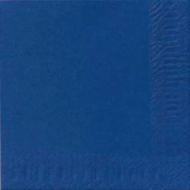 Frokostserviet, 1/4 Fold, 3-lags, 33x33, Duni, Mørkeblå, ( 125 stk )