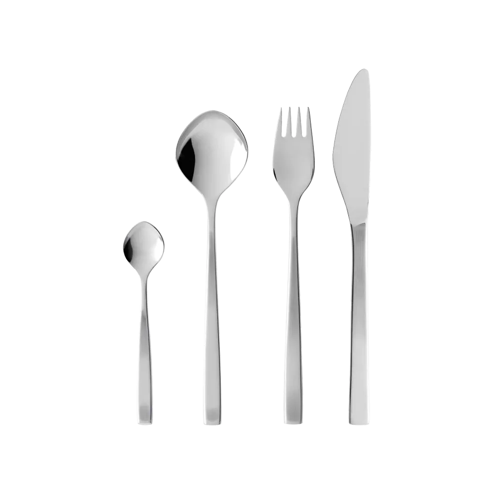 Gense Bestiksæt Fuga 16 dele Mat/Blankt chromed