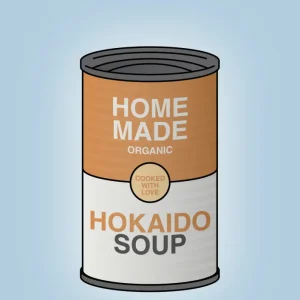 plakat: dåse med hokaido soup - heavenly cobalt 60