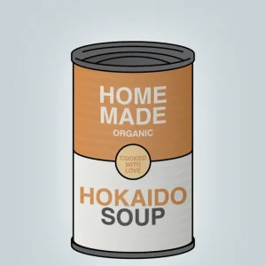 plakat: dåse med hokaido soup - portable drizzle 60