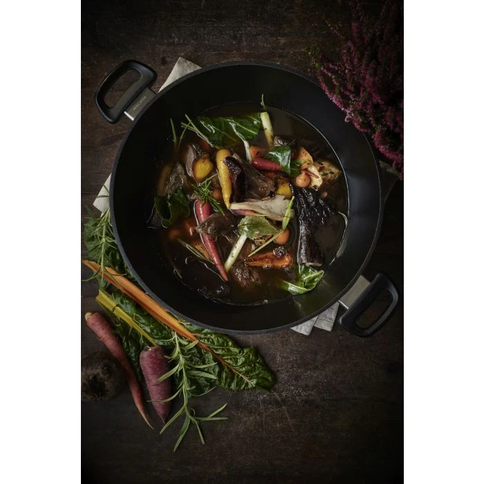 Scanpan - Suppe-/ Stegegryde m. låg 7,5l/32 cm - Vintage Induction