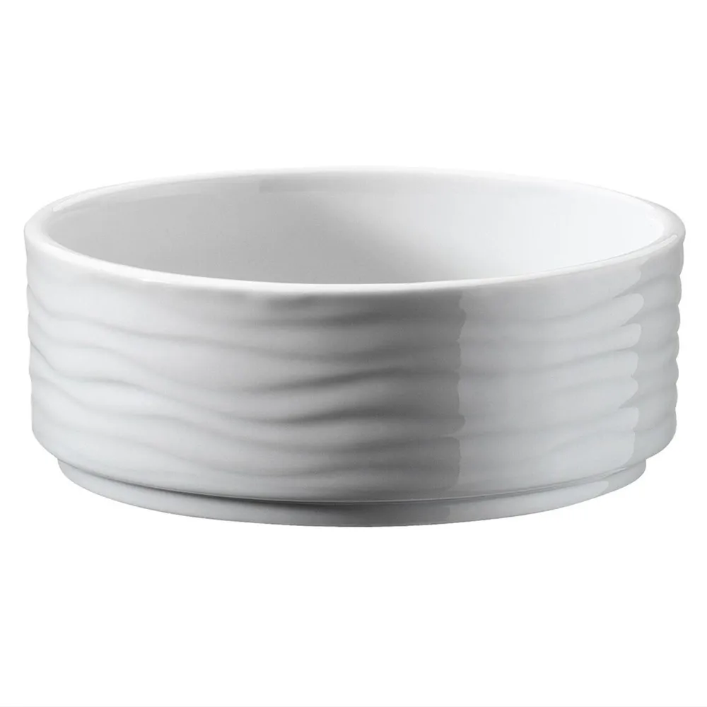 (24 stk.) SEA WAVE - Dessert-/salatskål - Ø 120 mm - Snow
