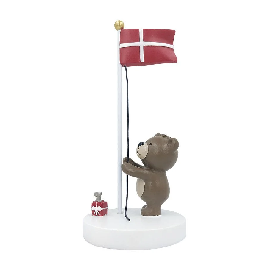 Kids Friis Bordflag, Bamse Med Mus Og Gave