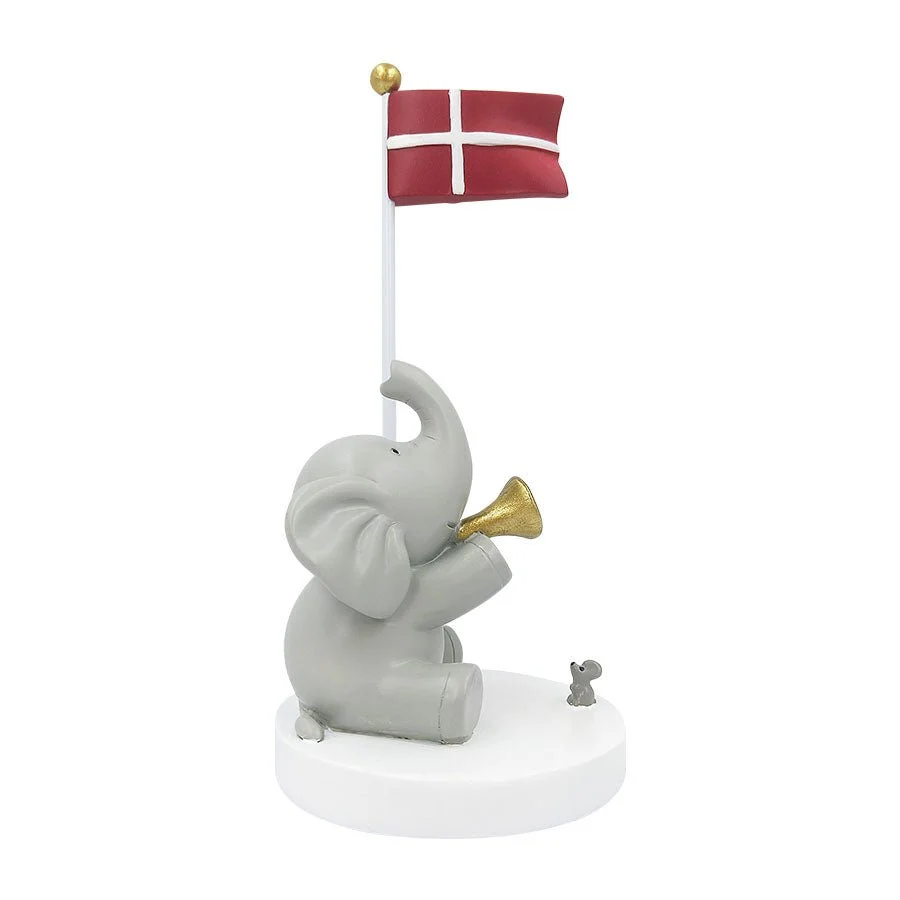 Kids Friis Bordflag, Elefant Med Trompet Og Mus