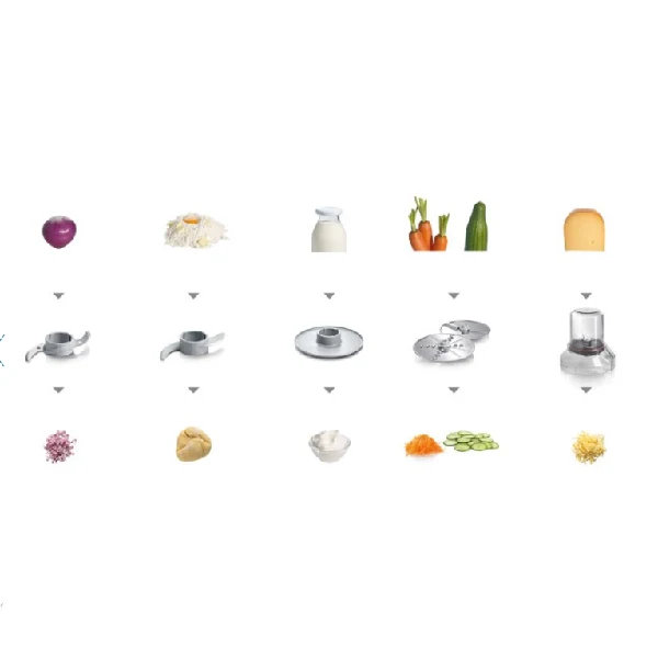 BOSCH FOODPROCESSOR MED TILBEHØR - MCM3401M