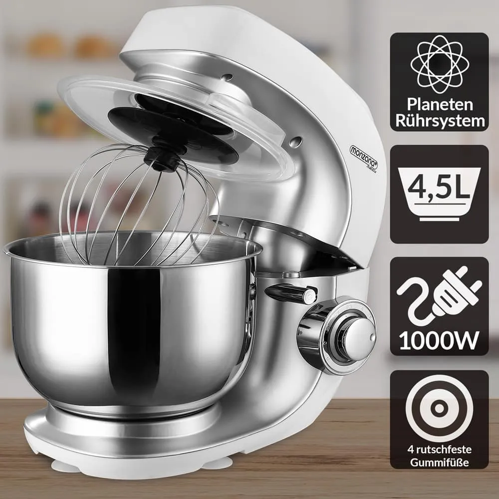 Burr Grinder Foodprocessor Noblesse Sterling 1000W 4,5L
