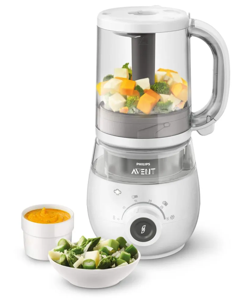 Philips SCF883/00 4-i-1 babyfoodprocessor til sund mad