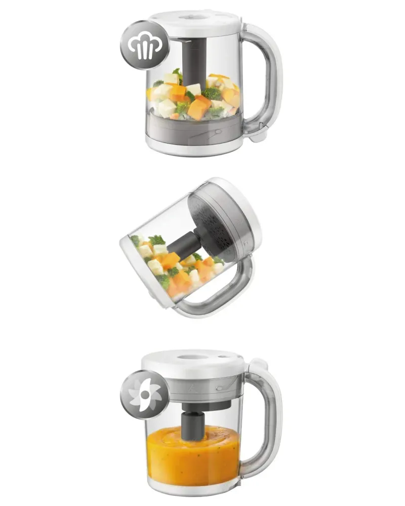 Philips SCF883/00 4-i-1 babyfoodprocessor til sund mad