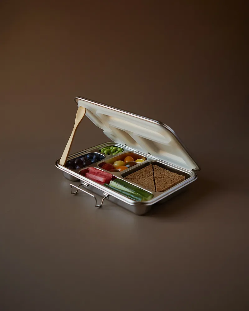 Haps Nordic - madkasse - haps box med 5 rum - alloy
